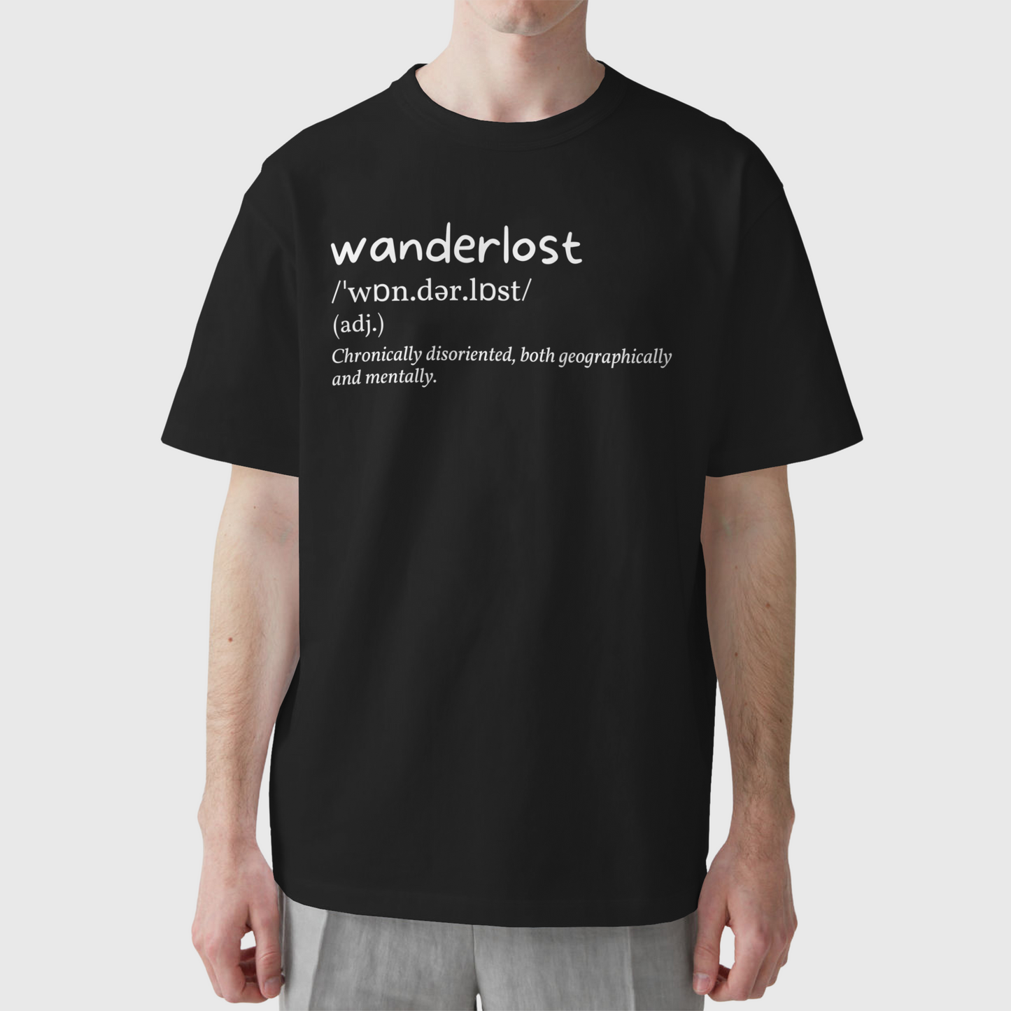 Wanderlost oversized T-shirt