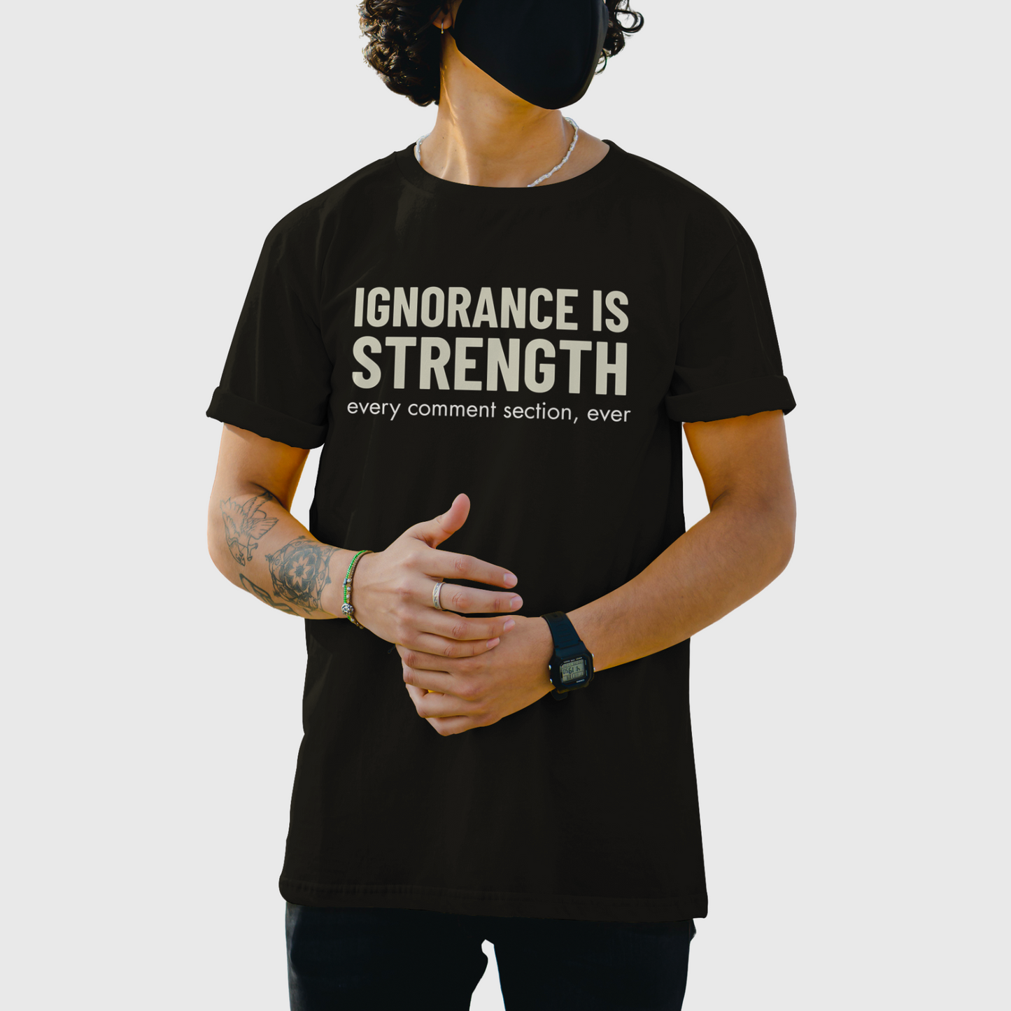 Ignorance is strength oversized t-shirt