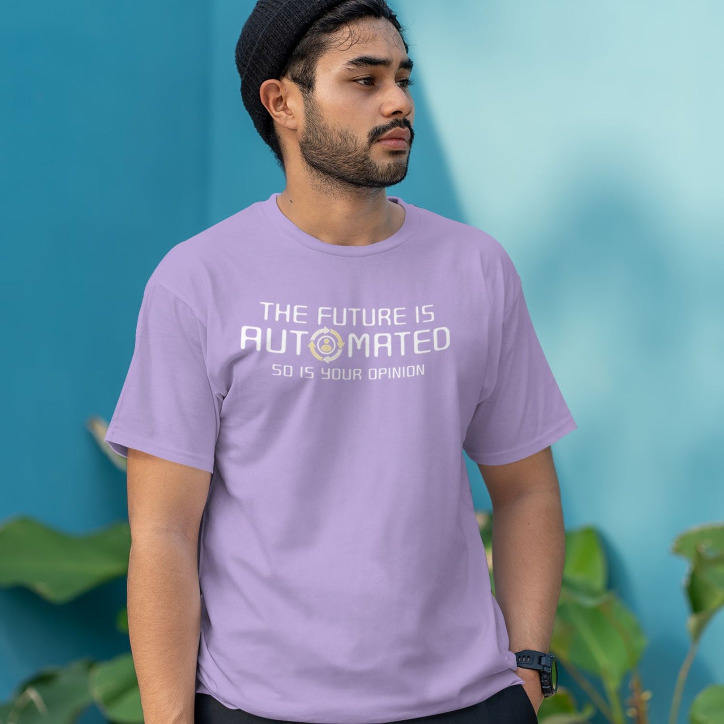 Minimal graphic tee for coders and gamers – dystopian humor T-shirt