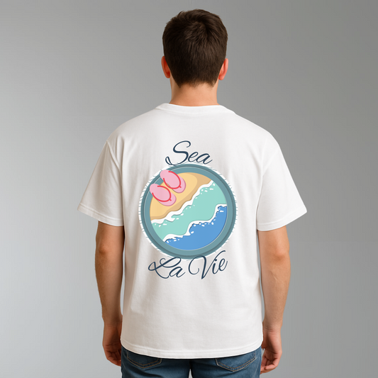 Sea la vie oversized T-shirt