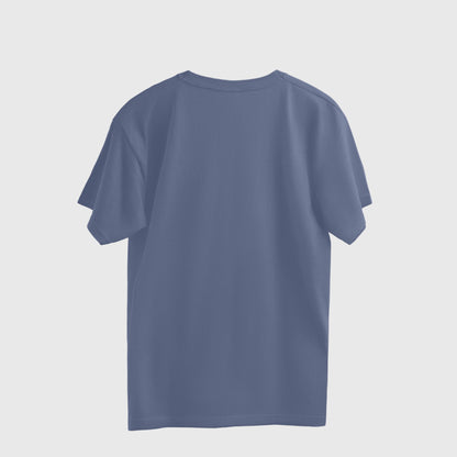 Back view of funny coffee lover t-shirt showing witty “Running Out of Coffee” quote design.