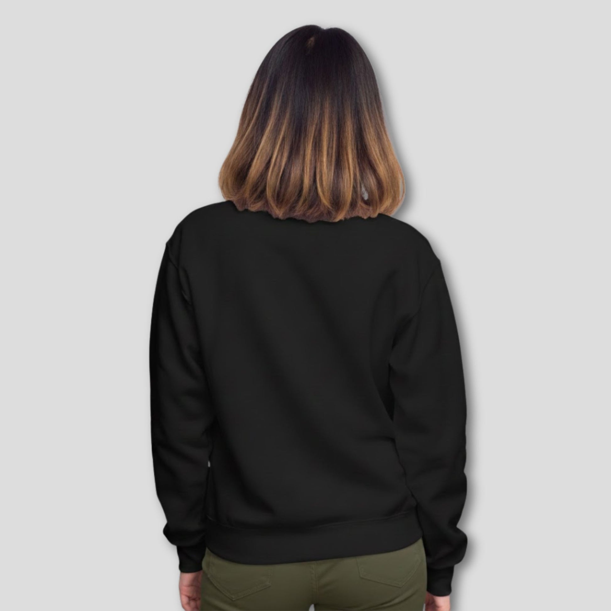 Cynical quote inspired unisex sweatshirt with relaxed oversized fit