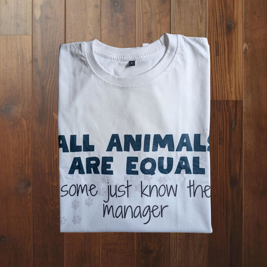 Funny Orwell t-shirt casual outfit flat lay