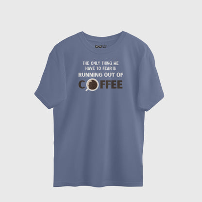 Funny coffee quote t-shirt for caffeine lovers by The Grumpy Ninja.