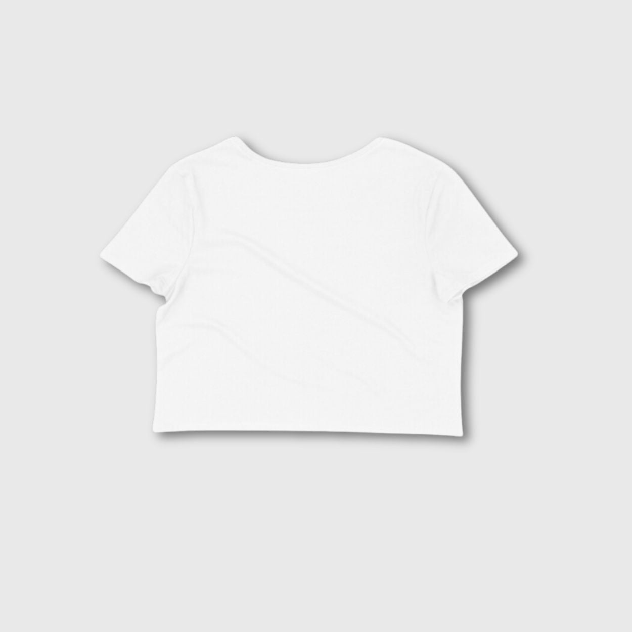 graphic crop top for women showcasing detailed autumn leaves in warm colors