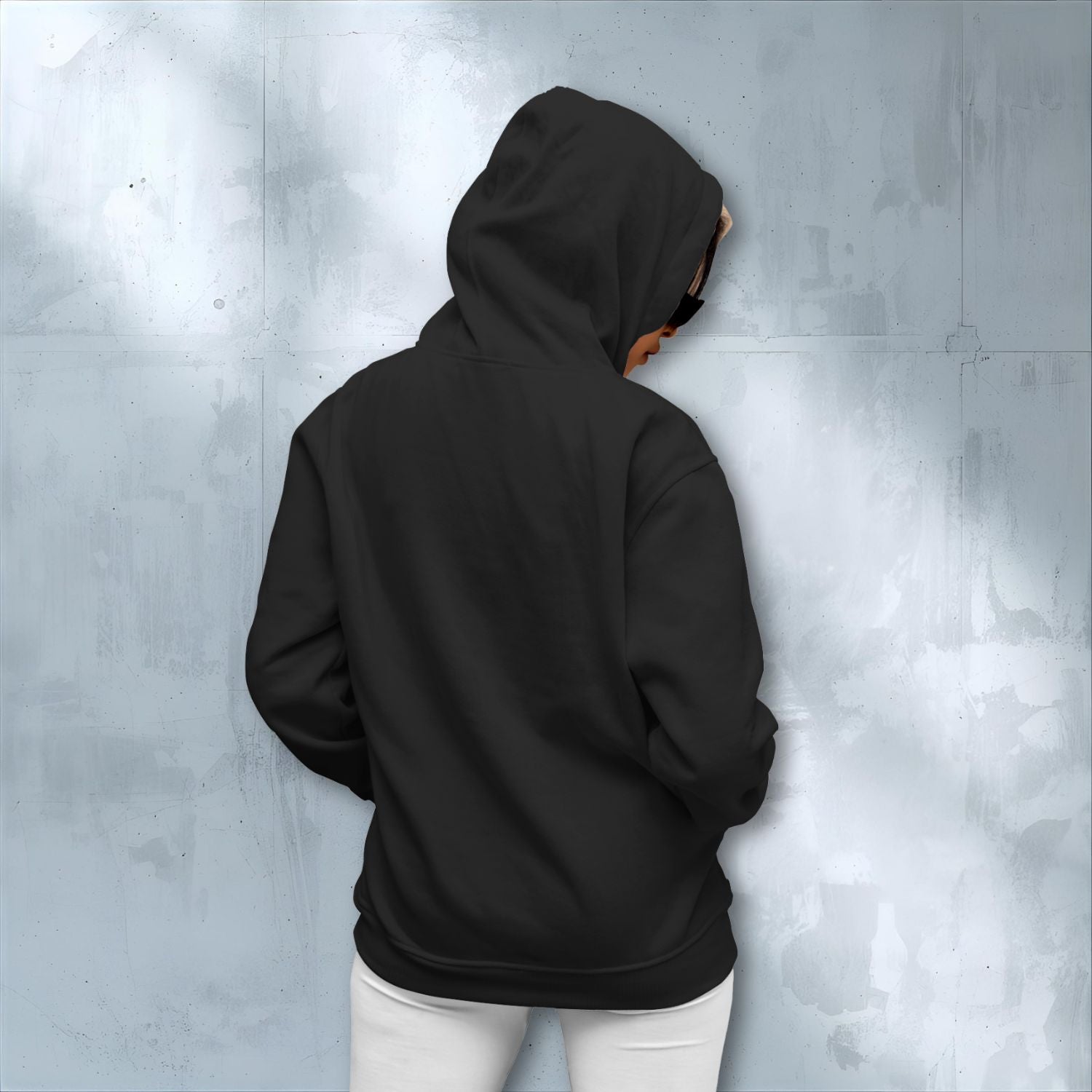 soft winter hoodie with unisex fit, warm fleece interior for cold weather