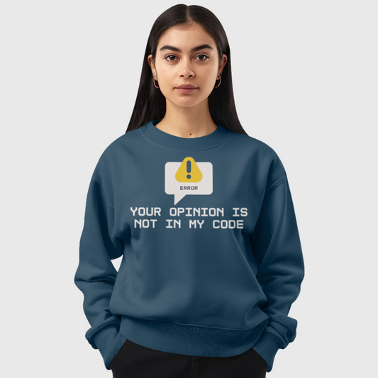 Avoiding opinions unisex sweatshirt