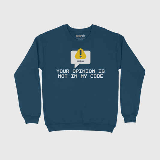 Avoiding opinions unisex sweatshirt